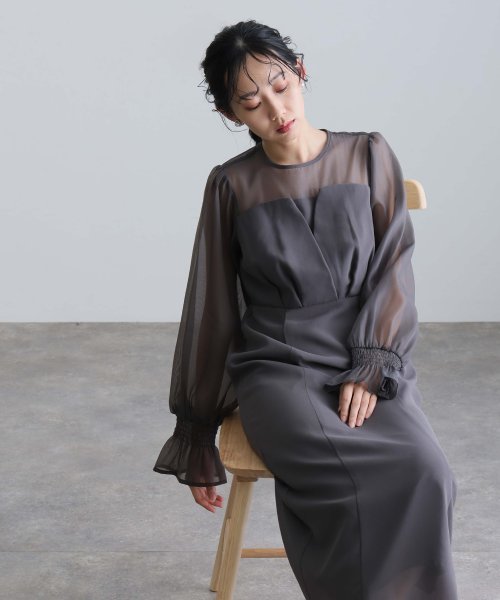 シフォンビスチェタイトワンピース シフォンビスチェタイトワンピース シフォンビスチェタイトワンピース BCD1330750337(10270円)