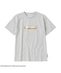 MAC HOUSE(kid's)(マックハウス（キッズ）)/Minecraft マインクラフト 半袖Tシャツ MM2555/グレー