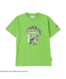 MAC HOUSE(kid's)(マックハウス（キッズ）)/Minecraft マインクラフト 半袖Tシャツ MM2555/グリーン
