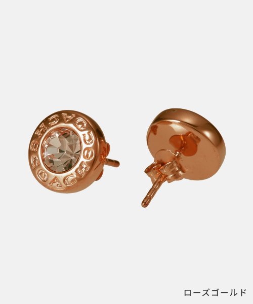 COACH(コーチ)/コーチ COACH F54516 ピアス Open Circle Stone Stud Earring レディース アクセサリー オープンサークル ジュエリー /ローズ