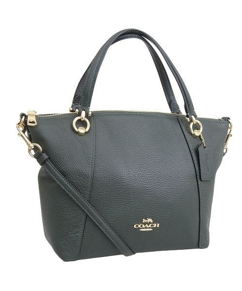 COACH(コーチ)/COACH コーチ KACEY SATCHEL ケイシー サッチェル ショルダーバッグ 2WAY/グリーン