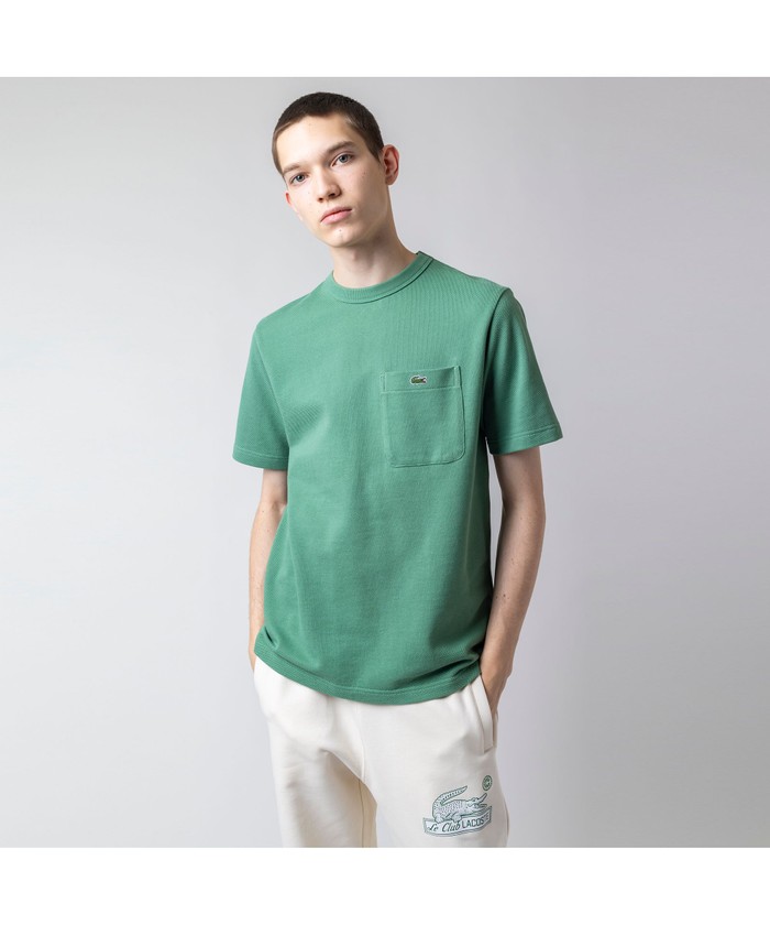 鹿の子地ポケットTシャツ(505172224) | ラコステ メンズ(LACOSTE Mens