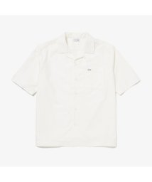 LACOSTE Mens/コットンバックサテンオープンカラーシャツ/505172363