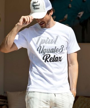 1PIU1UGUALE3 RELAX/1PIU1UGUALE3 RELAX(ウノピゥウノウグァーレトレ リラックス)グラデーションアップリケ半袖Tシャツ/505233823