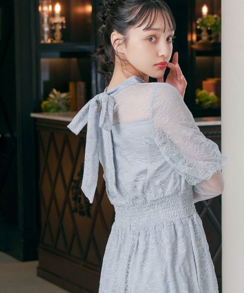 リランドチュール ワンピース パーティードレス （レースコルセット  