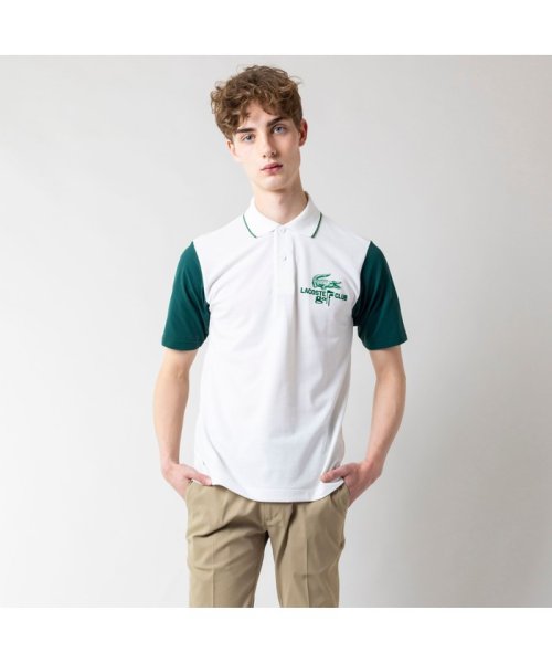 LACOSTE Mens(ラコステ　メンズ)/クルーマックスブレンドクラブラコステポロシャツ/ダークグリーン