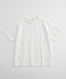 ADAM ET ROPE'(アダム　エ　ロペ)/〈汗染み防止〉スエット ガード ベーシック ポケット Tシャツ/ホワイト（10）