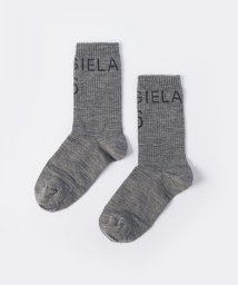 MM6 Maison Margiela/エムエム6 MM6 S62TL0030 S18071 靴下 レディース ファッション小物 メゾンマルジェラ ソックス シンプル ブランドロゴ ウール リブ編み /505235771