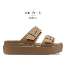 crocs/クロックス crocs レディース 207431 ブルックリン サンダル ロー ウェッジ 001 260/505235845