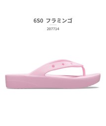 crocs(クロックス)/クロックス crocs レディース 207714 クラシック プラットフォーム フリップ 001 100 2Y2 3UG 5Q6 6S0/その他系3