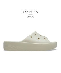 crocs/クロックス crocs レディース 208180 クラシック プラットフォーム スライド 001 100 2Y2 3UG 6S0/505235847