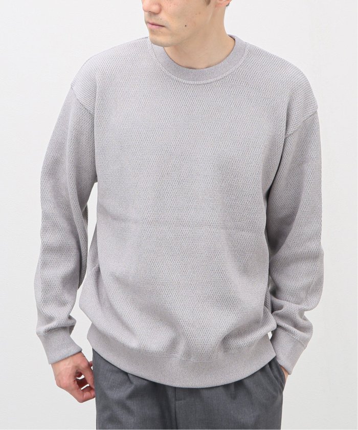 【CREPUSCULE / クレプスキュール】 Thermal L/S Sweat サーマルスウェット