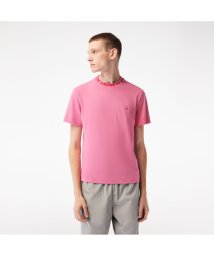 LACOSTE Mens/エコ鹿の子地ジャカードネックTシャツ/505173167