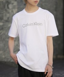 Calvin Klein(カルバンクライン)/【Calvin Klein / カルバンクライン】Calvin klein Jeans / トップス Tシャツ 半袖 プリント ロゴ Space Logo Gr/ホワイト