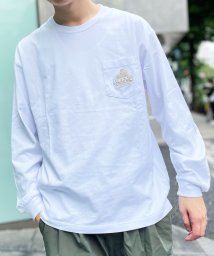 XLARGE(エクストララージ)/【XLARGE / エクストララージ】ポケットロンTEE 長袖ロゴTシャツ エックスラージ 101221011001/ホワイト