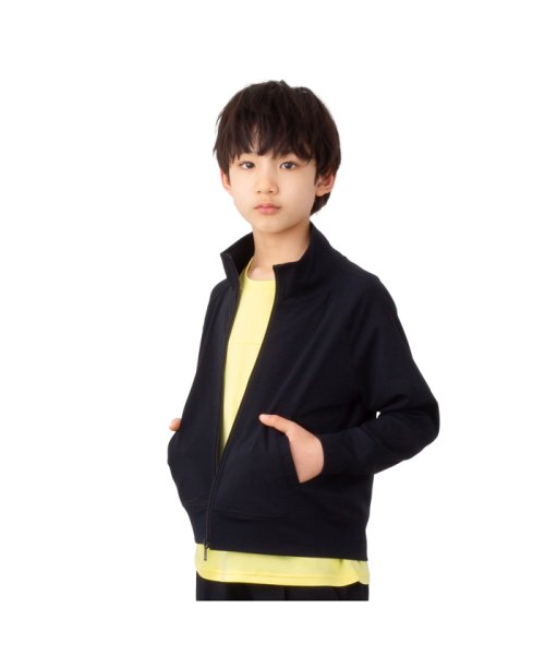 MAC HOUSE(kid's)(マックハウス（キッズ）)/NAVY ネイビー 4WAY トラックジャケット N23－3－22018/ブラック