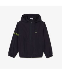 LACOSTE KIDS(ラコステ　キッズ)/BOYS カラーブロック撥水フードジャケット/ダークネイビー