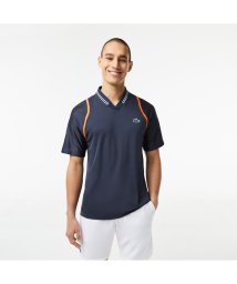 LACOSTESPORTS MENS(ラコステスポーツ　メンズ)/『ダニール・メドベージェフ』スキッパーネックポロシャツ/ネイビー