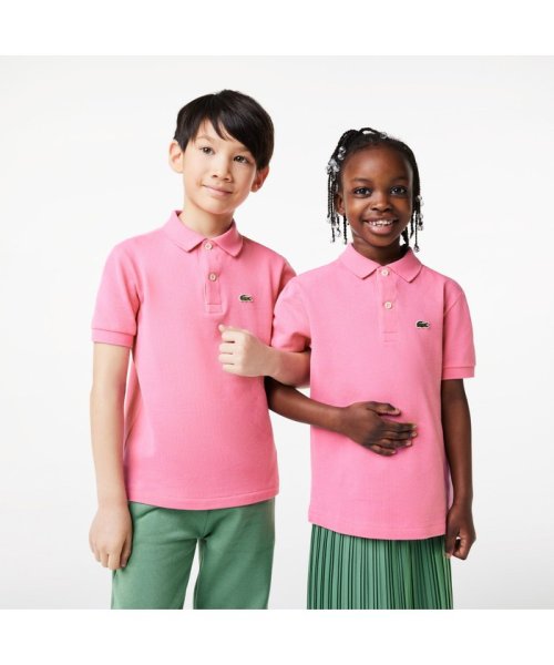 LACOSTE KIDS(ラコステ　キッズ)/Boys ポロシャツ (半袖)/ピンク