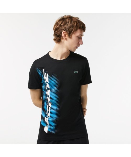 LACOSTESPORTS MENS(ラコステスポーツ　メンズ)/スポーティーグラフィックウルトラドライTシャツ/ブラック