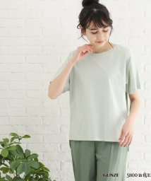 SHOO・LA・RUE(シューラルー)/【GUNZE】睡眠専用Tシャツ「寝るT」sweet　label（半袖）/グリーン（022）