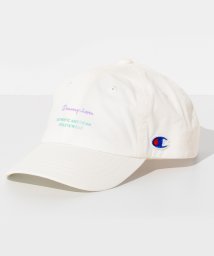 CHAMPION(チャンピオン)/Championキッズカラーロゴプリントツイルキャップ/オフホワイト