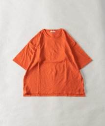 Nylaus(ナイラス)/接触冷感 天竺 ビッグTシャツ/オレンジ