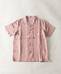Nylaus(ナイラス)/レーヨン オープンカラーシャツ/ピンク