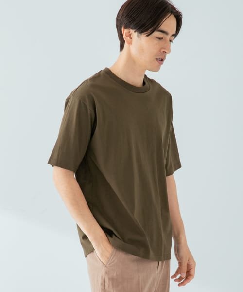 URBAN RESEARCH ROSSO(URBAN　RESEARCH　ROSSO（MEN）)/『XLサイズあり』USAコットンMYSTANDARD半袖Tシャツ/KHAKI