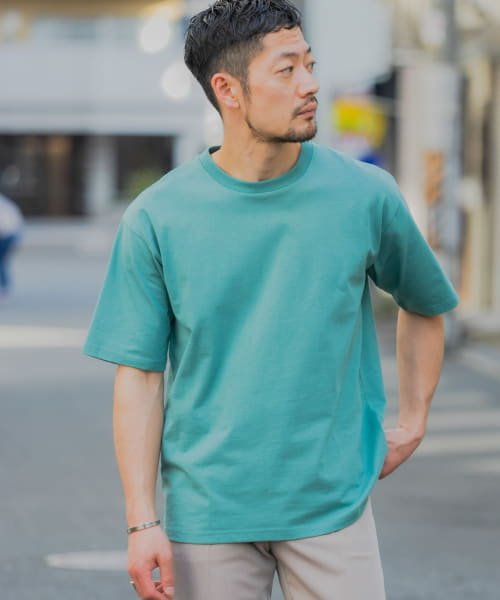 URBAN RESEARCH ROSSO(URBAN　RESEARCH　ROSSO（MEN）)/『XLサイズあり』USAコットンMYSTANDARD半袖Tシャツ/SAGEGREEN