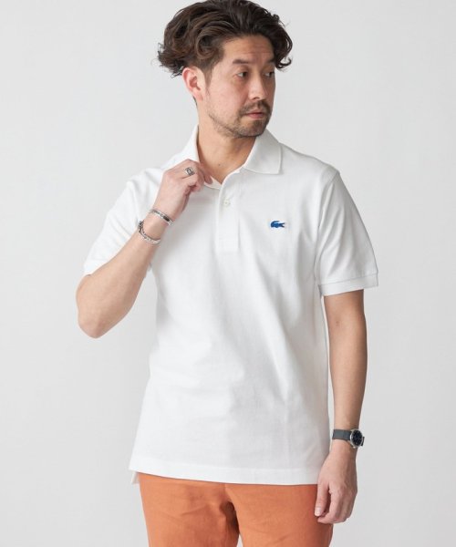 SHIPS MEN(シップス　メン)/【SHIPS別注】LACOSTE: NEW 70's ドロップテイル ポロシャツ/ホワイト