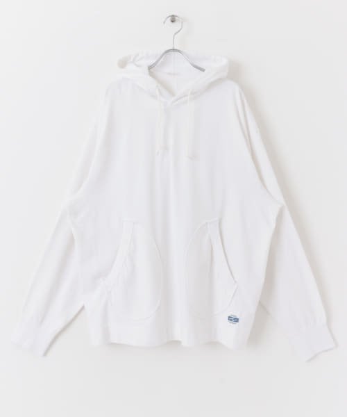 URBAN RESEARCH Sonny Label(アーバンリサーチサニーレーベル)/ARMY TWILL　Heavy Jersey Hoodie/WHITE