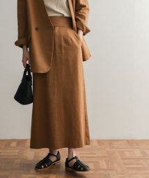 URBAN RESEARCH DOORS(アーバンリサーチドアーズ)/コットンリネングルカスカート/BEIGE