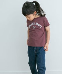 URBAN RESEARCH DOORS（Kids）(アーバンリサーチドアーズ（キッズ）)/『WEB/一部店舗限定サイズ』パイピングロゴTシャツ(KIDS)/BROWN