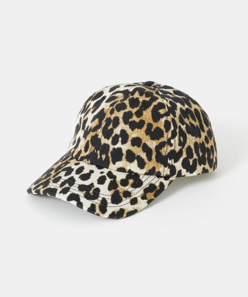 URBAN RESEARCH(アーバンリサーチ)/GANNI　Cotton Canvas Cap/LEOPARD