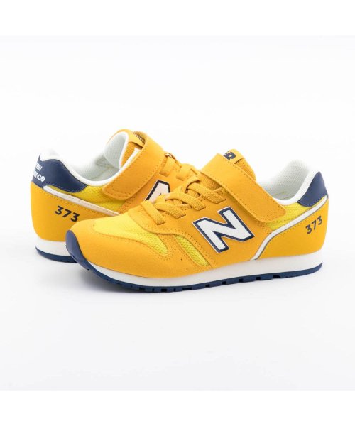 new balance(ニューバランス)/新色追加 ニューバランス NewBalance YV373 キッズ ジュニア スニーカー ランニング 373 シンプル シューズ 靴 親子コーデ リンクコーデ /イエロー系2