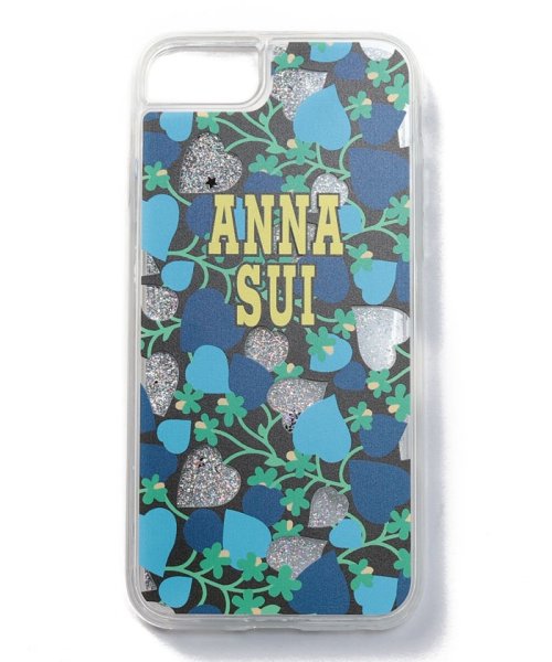 ANNA SUI BAG(アナスイ（バッグ）)/AS iPhoneケース23SS ハート（iPhone/7/8/SE2/SE3対応）/ダークグリーン