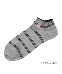 BROOKSBROTHERS/福助 公式  靴下 メンズ BrooksBrothers (ブルックスブラザーズ) 細ボーダー スニーカー丈  2b524<br>紳士 男性  フクスケ fuk/505238321