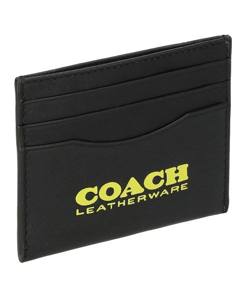COACH(コーチ)/コーチ C5352 カードケース/ブラック/イエロー