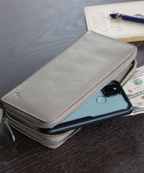 [mieno]牛革レザーオーガナイザーお財布 