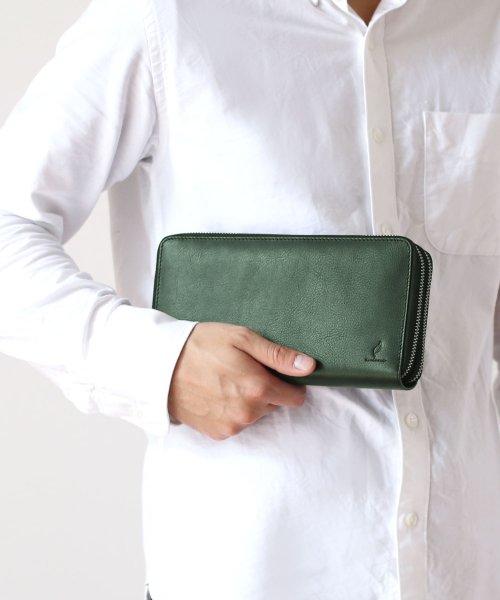 [mieno]牛革レザーオーガナイザーお財布 