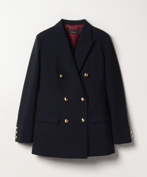 リオペルダブル6ボタンジャケット ネイビー B75 W59 H80　着用サイズ：02 J1935946790(14876円)