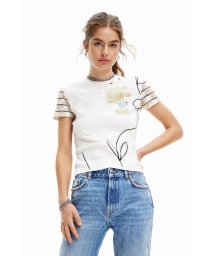 Desigual/テクスチャー ニットTシャツ/505098533