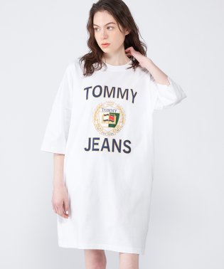 TOMMY JEANS/オーバーサイズリュクスTシャツワンピース/505235037