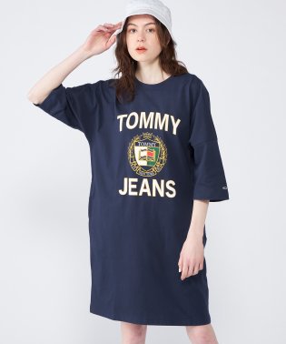 TOMMY JEANS/オーバーサイズリュクスTシャツワンピース/505235037