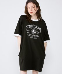 TOMMY JEANS/オーバーサイズロゴリンガーTシャツワンピース/505235038