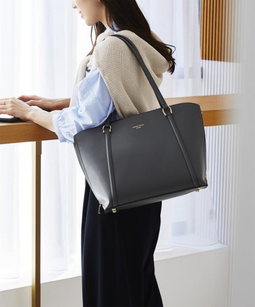 [オンライン&一部店舗限定] バイカラースプリットレザートートバッグ オンライン&一部店舗限定