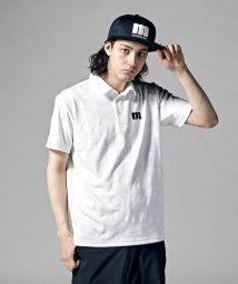Munsingwear(マンシングウェア)/『ENVOY』吸汗速乾UPF30総柄ジャカードテーラーカラーシャツ/ホワイト