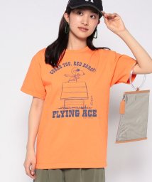 Kastane(カスタネ)/【Kastane】FLYING ACE PEANUTS Tee/オレンジ