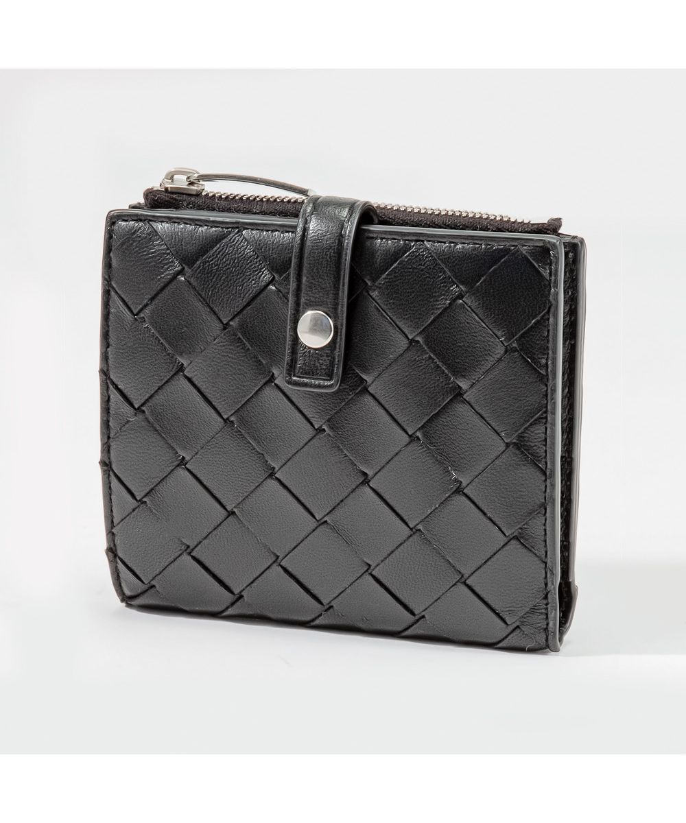 BOTTEGA VENETA イントレチャート ダークブラウン 折財布 6685 【公式